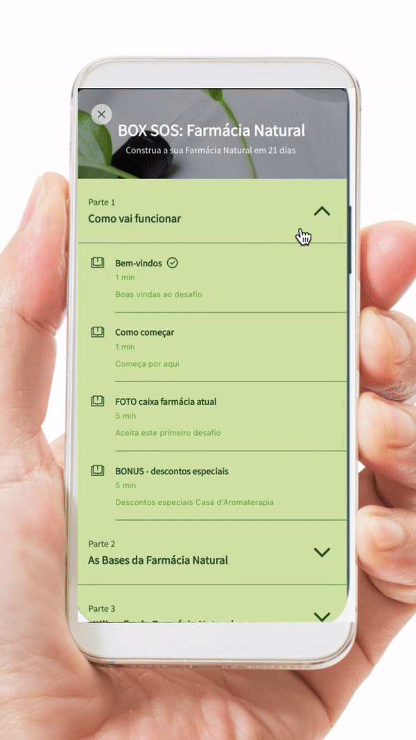 BOX SOS: Farmácia natural em 21 dias
