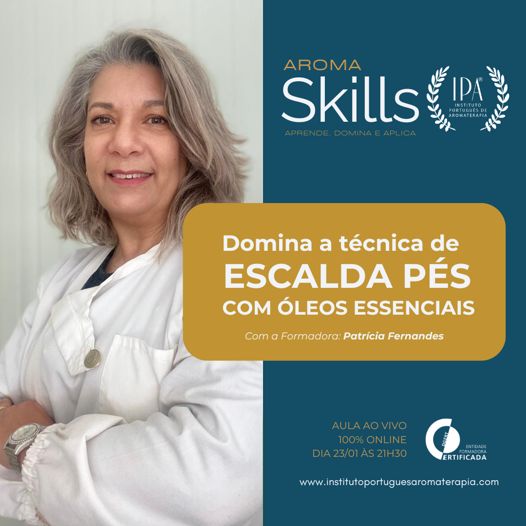 Formação Certificada: Domina a técnica de escalda pés com óleos essenciais