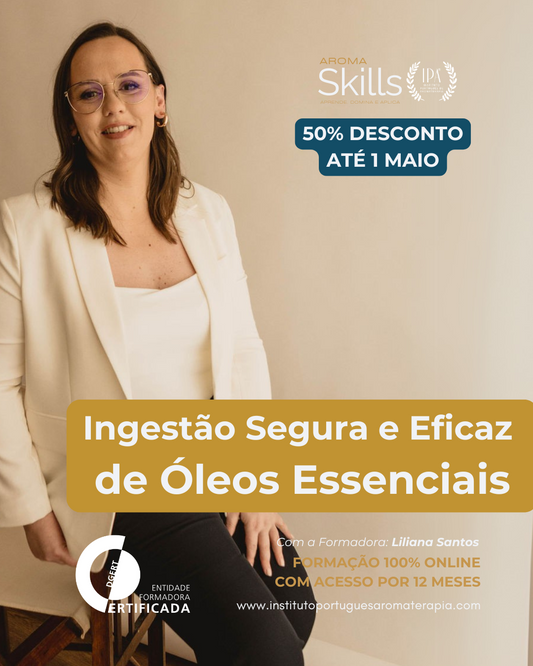 Formação Certificada: Ingestão de Óleos Essenciais