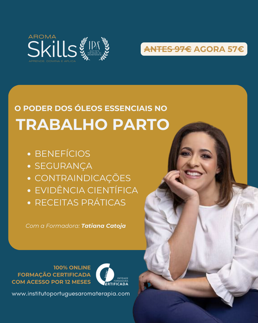 Formação Certificada: O Poder dos Óleos Essenciais no Trabalho de Parto
