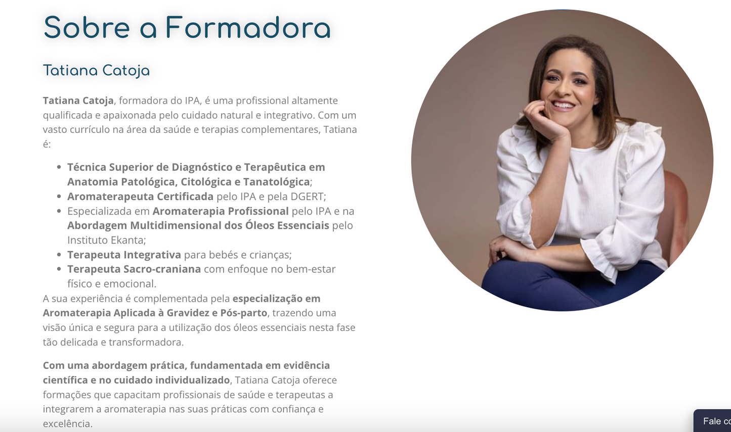 Formação Certificada: Especialização em Aromaterapia Aplicada à Gravidez e Pós-parto (Programa Aroma+)