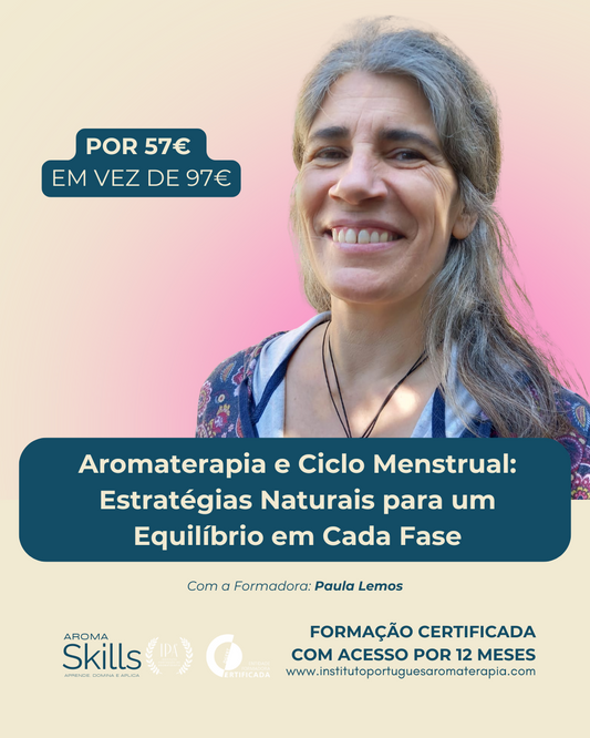 Formação Certificada: Aromaterapia e Ciclo Menstrual