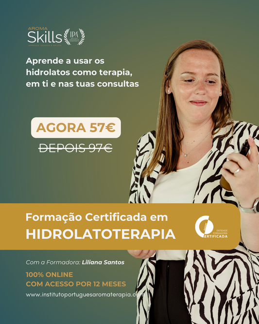 Formação Certificada: Hidrolatoterapia